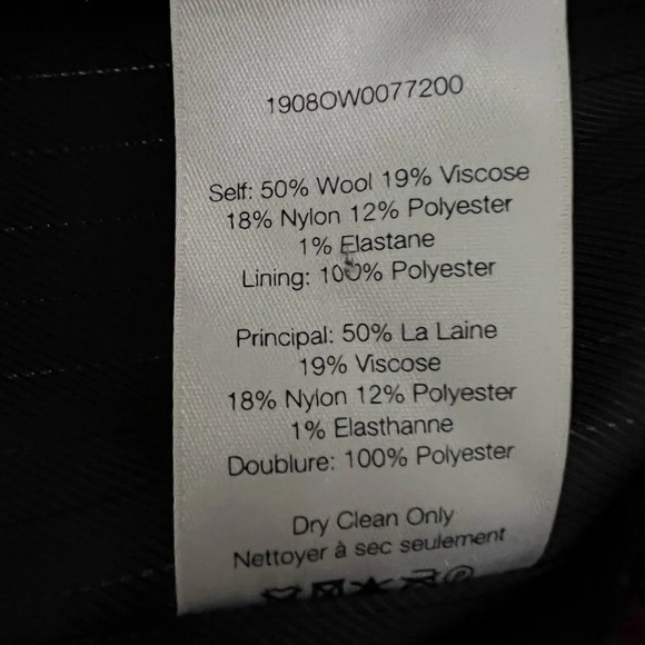 VERONICA BEARD | Crispin Multi Purple Magenta Tweed Oversized Coat Size 8 - Picture 17 of 17